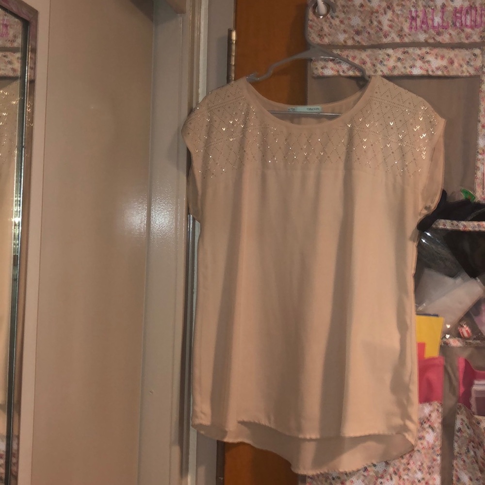 Beige maurices size small top